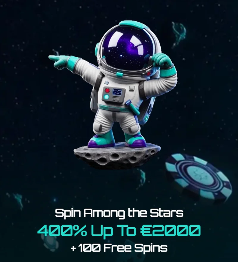 Casino Space Slotz Banner Mobile